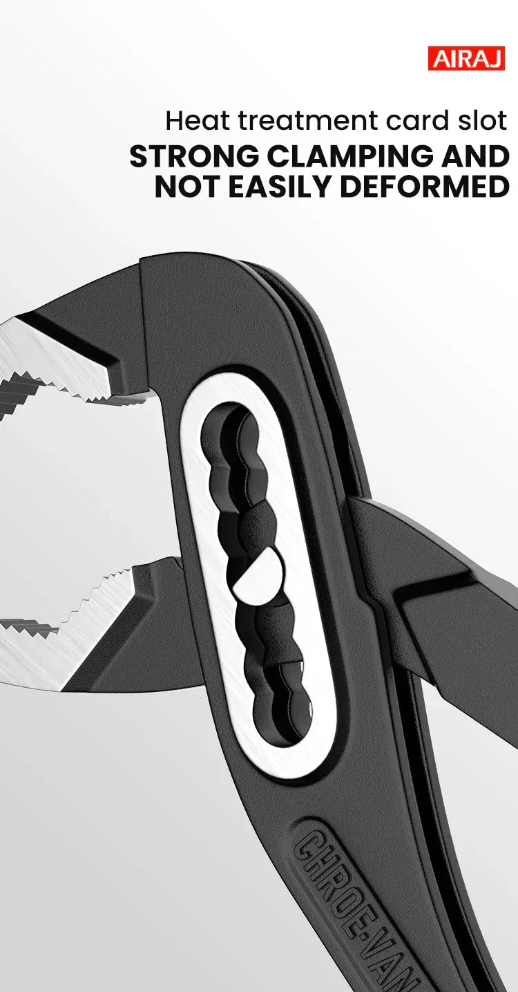 Adjustable Water Pump Pliers 8-12 Inch – Industrial Grade Pipe Grip Tool