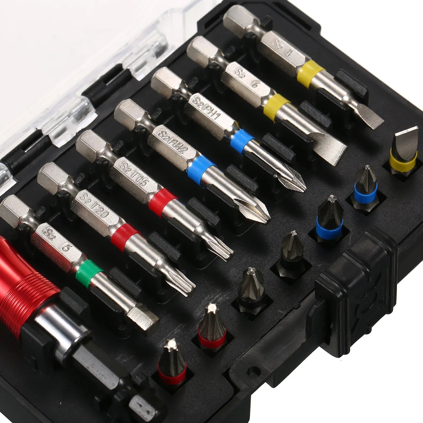 15PCS Drill Bit Set Screwdriver Bit Set Impact Driver Bit Set for Wood, Metal Steel and Security Screwdriver Bits for Power Tool